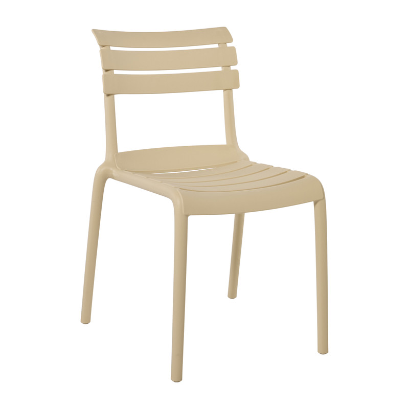 Tuinnstoel Napoli - beige - 83x55x48 cm