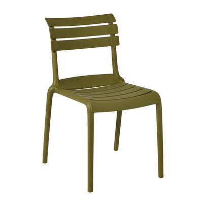 Stapelbare tuinstoel Napoli - groen - 83x55x48 cm