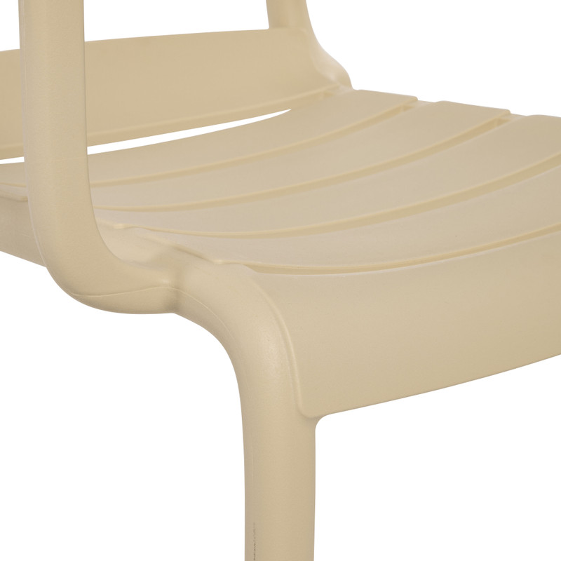 Tuinstoel Napoli+arml - beige - 83x55x58 cm