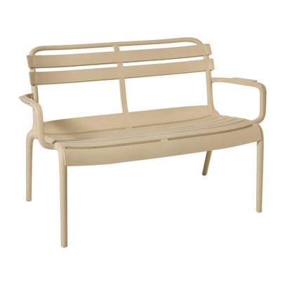 Tuinbank Napoli - beige - 76x68.5x113 cm