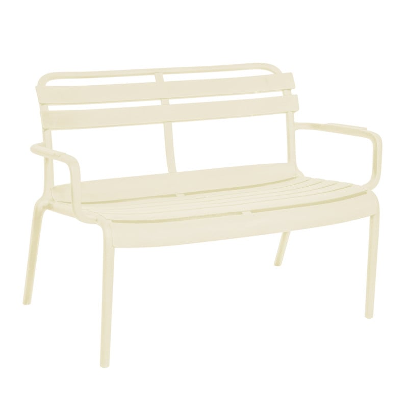 Tuinbank Napoli - geel - 76x68.5x113 cm