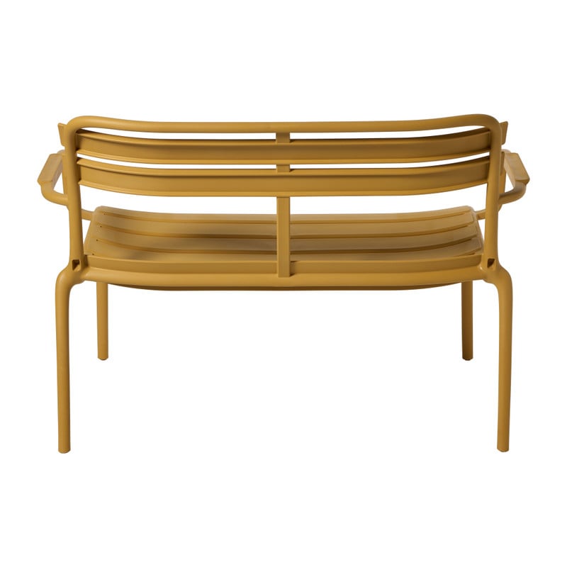 Tuinbank Napoli - geel - 76x68.5x113 cm