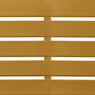 Tuinbank Napoli - geel - 76x68.5x113 cm