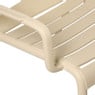Stapelbare tuinfauteuil Napoli - beige - 75.5x68x65 cm