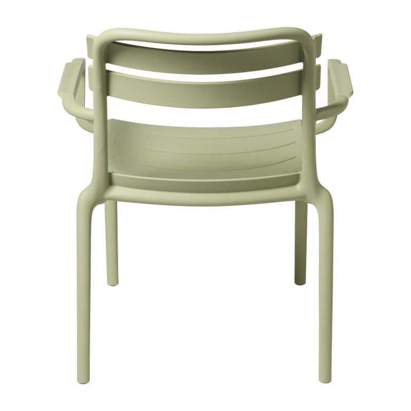 Stapelbare tuinfauteuil Napoli - groen - 75.5x68x65 cm