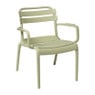 Stapelbare tuinfauteuil Napoli - groen - 75.5x68x65 cm