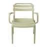 Stapelbare tuinfauteuil Napoli - groen - 75.5x68x65 cm