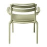 Stapelbare tuinfauteuil Napoli - groen - 75.5x68x65 cm