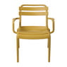 Stapelbare tuinfauteuil Napoli - geel - 75.5x68x65 cm