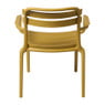 Stapelbare tuinfauteuil Napoli - geel - 75.5x68x65 cm