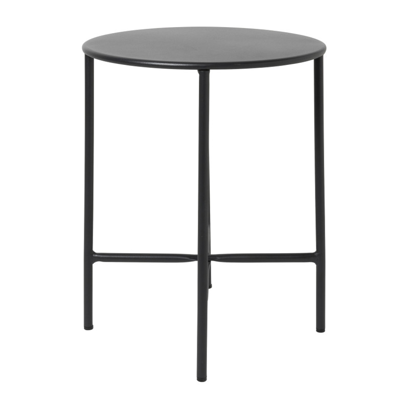 Bijzettafel Pablo zwart - ø40x50 cm