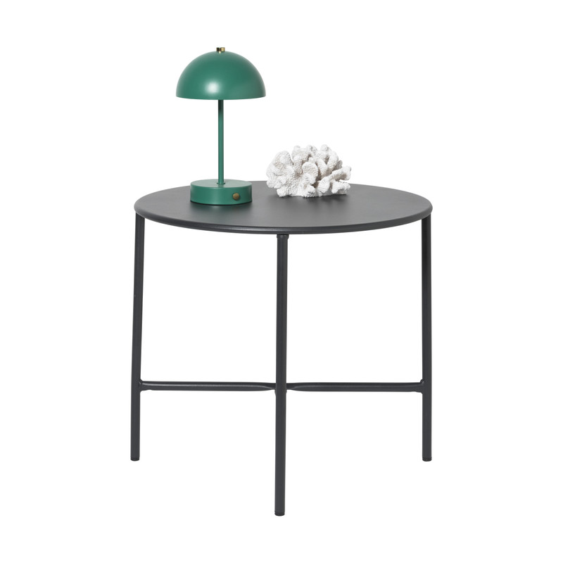 Bijzettafel Pablo zwart - ø50x45 cm