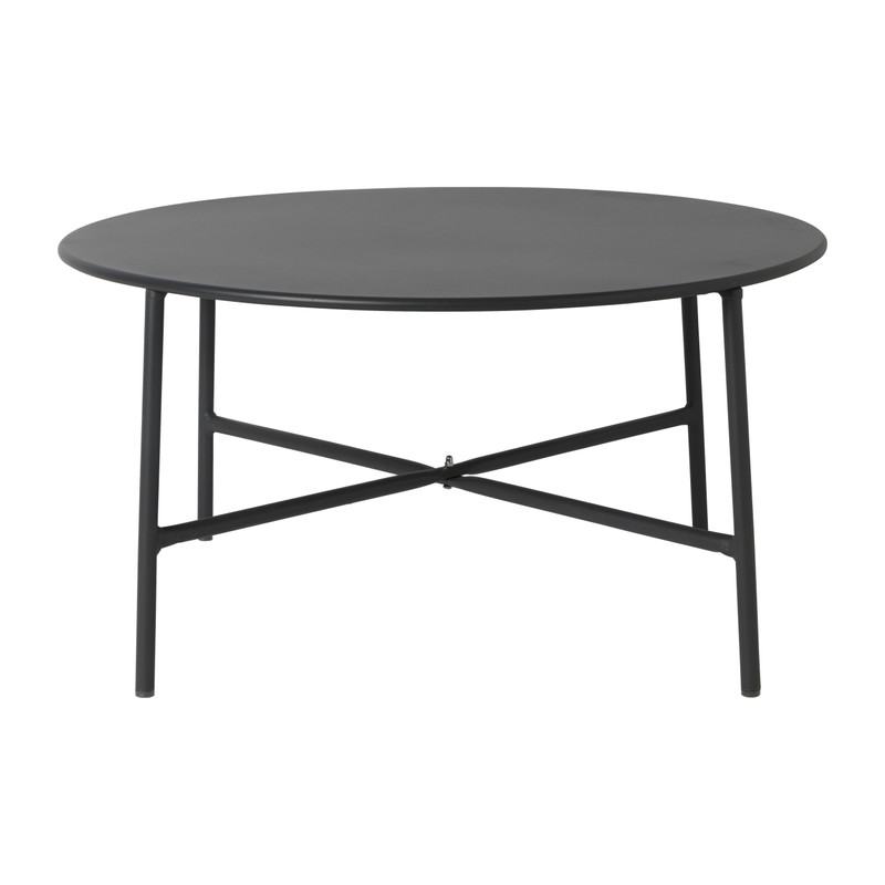 Bijzettafel Pablo zwart - ø70x35 cm