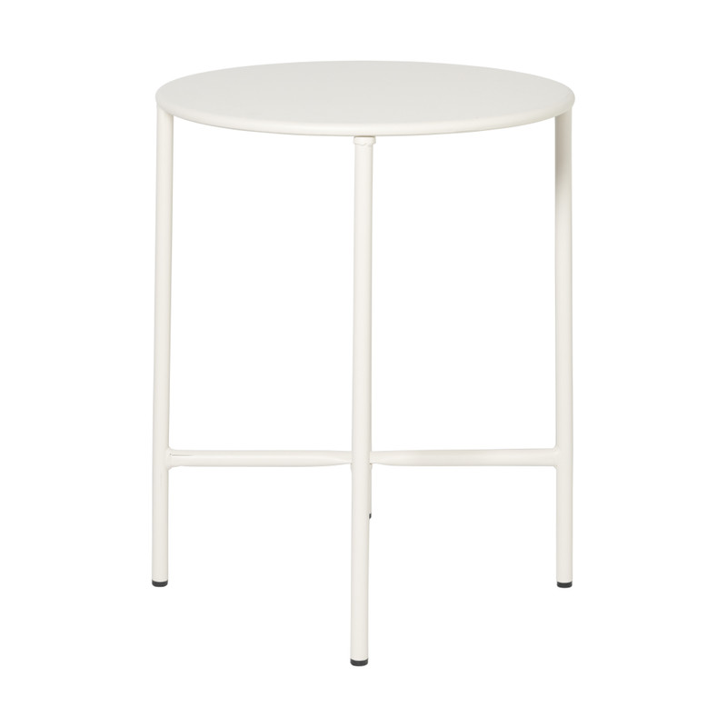 Bijzettafel Pablo wit - ø40x50 cm