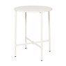 Bijzettafel Pablo wit - ø40x50 cm