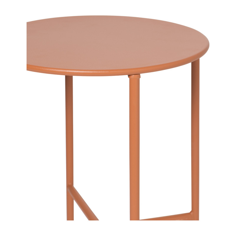 Bijzettafel Pablo peach - ø40x50 cm