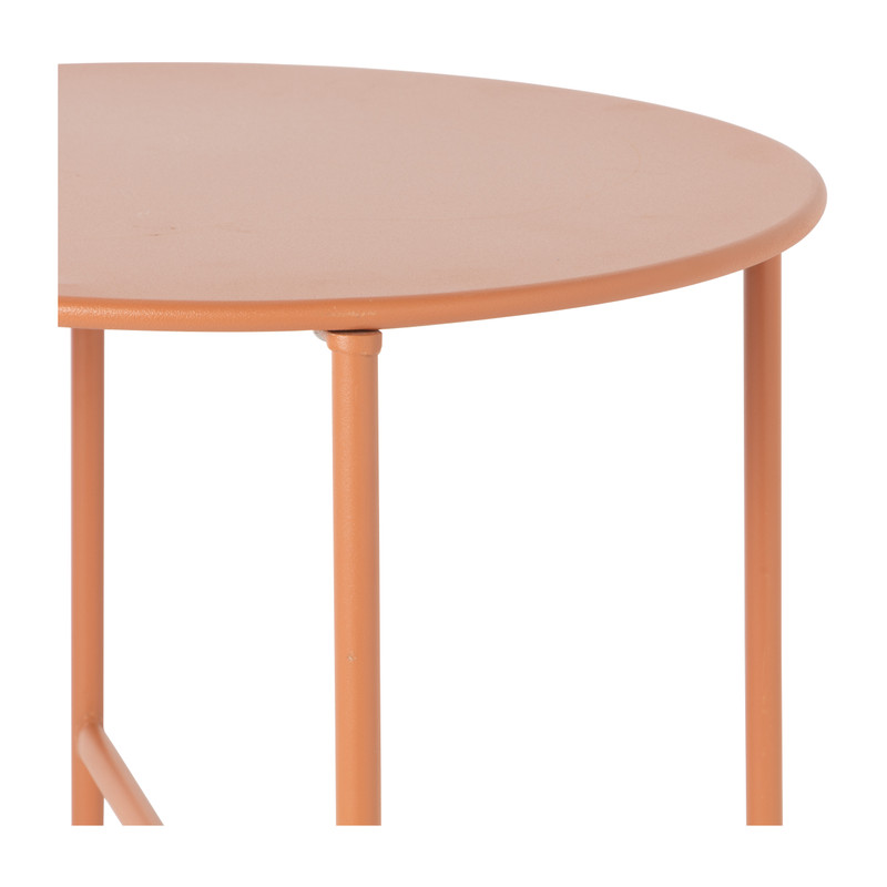 Bijzettafel Pablo peach - ø50x45 cm