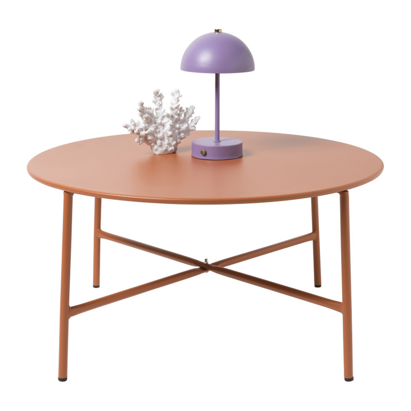 Bijzettafel Pablo peach - ø70x35 cm