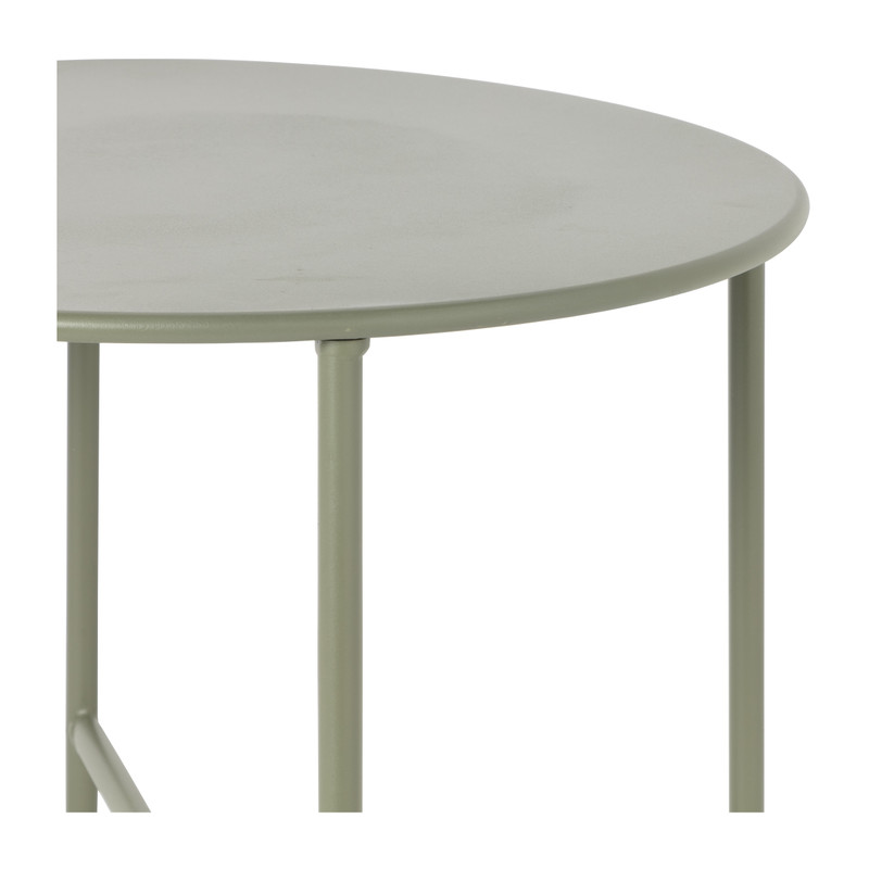 Bijzettafel Pablo groen - ø50x45 cm