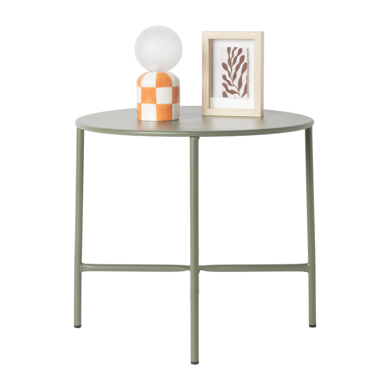 Bijzettafel Pablo groen - ø50x45 cm