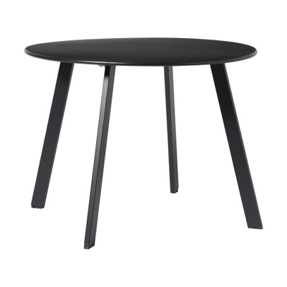 Bijzettafel Diego klein - zwart - ø60x46 cm