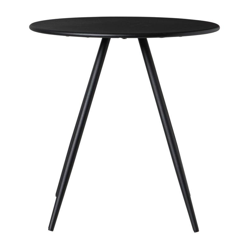 Bijzettafel Manolo klein - zwart - ø55x40 cm