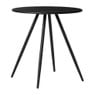 Bijzettafel Manolo groot - zwart -ø45x45 cm