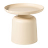 Bijzettafel Firenze klein - beige - ø48x44 cm