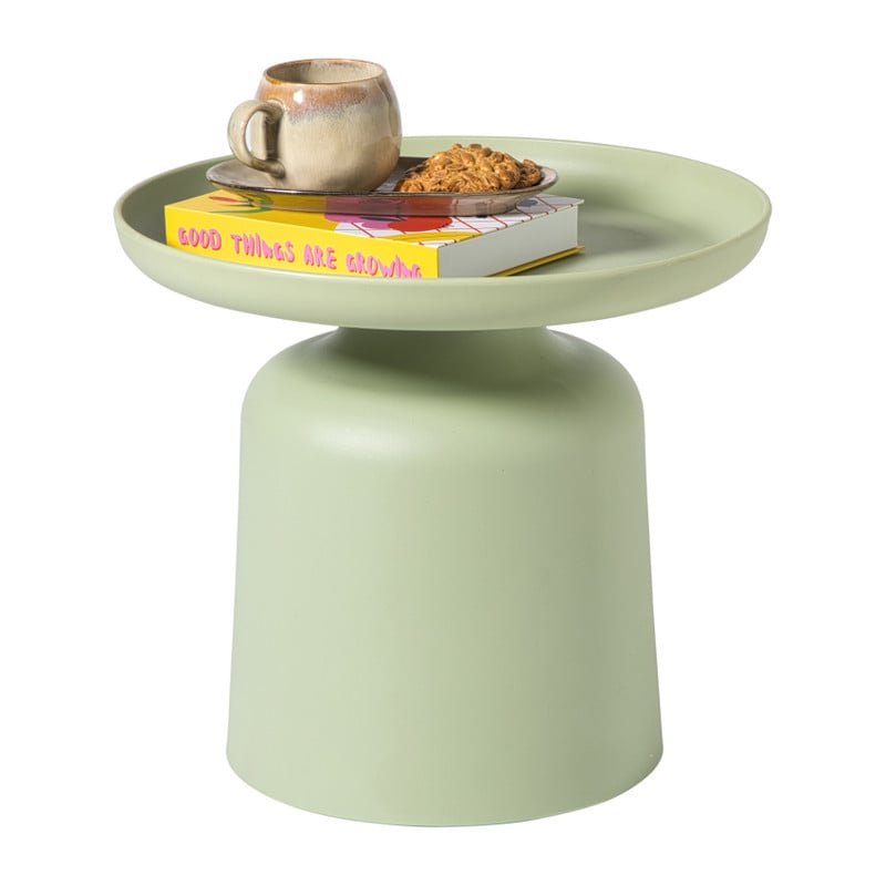 Bijzettafel Firenze klein - groen - ø48x44 cm