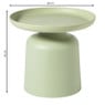 Bijzettafel Firenze hoog - groen - ø48x44 cm