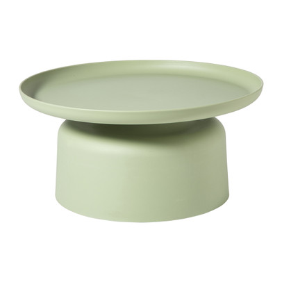 Bijzettafel Firenze laag - groen - ø72x35 cm