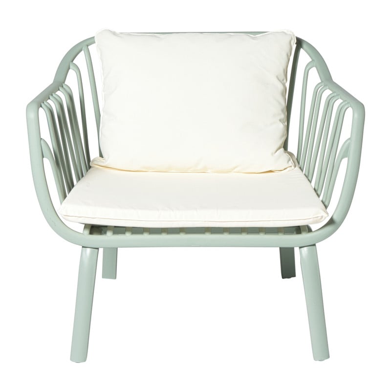 Tuinfauteuil como - groen - 78x68x63 cm