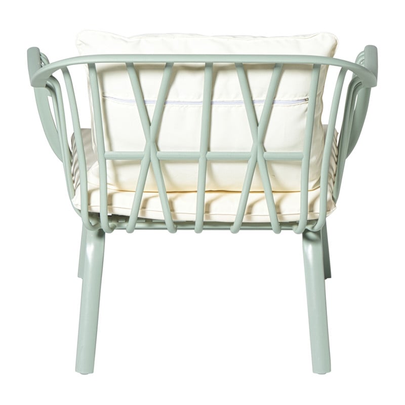 Tuinfauteuil como - groen - 78x68x63 cm