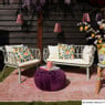 Tuinfauteuil como - groen - 68x78x63 cm