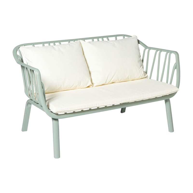 Tuinbank como - groen - 68x122x63 cm