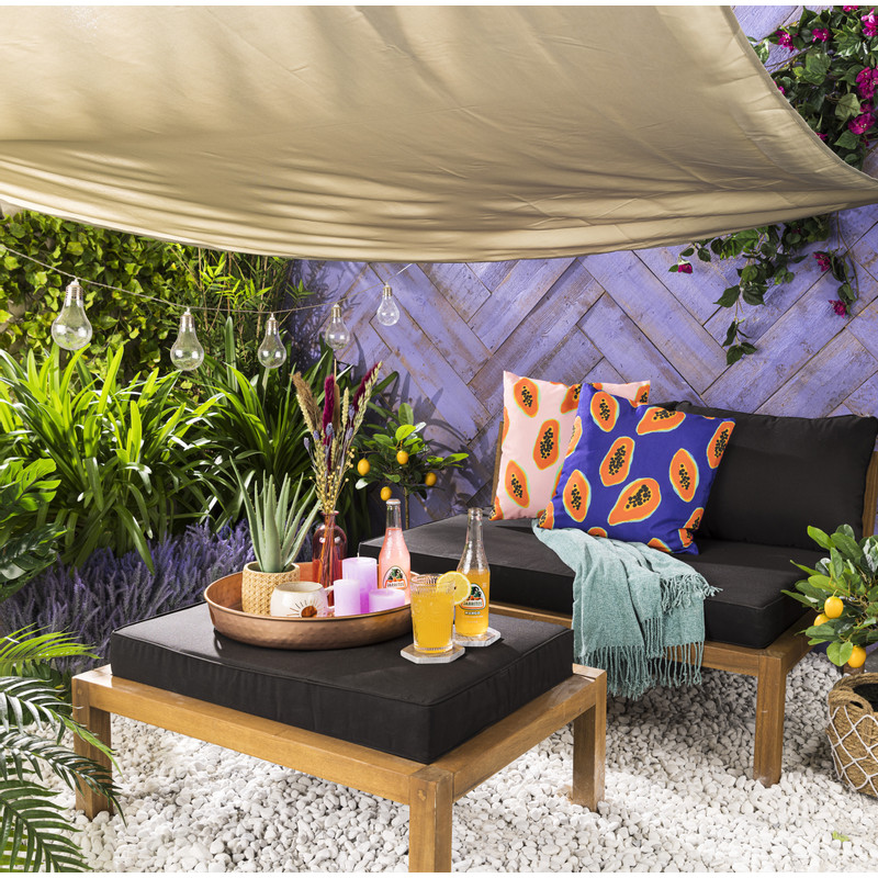 Schaduwdoek driehoek - taupe - 360x360x360 cm