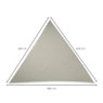 Schaduwdoek driehoek - taupe - 360x360x360 cm