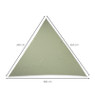 Schaduwdoek driehoek - groen - 360x360x360 cm