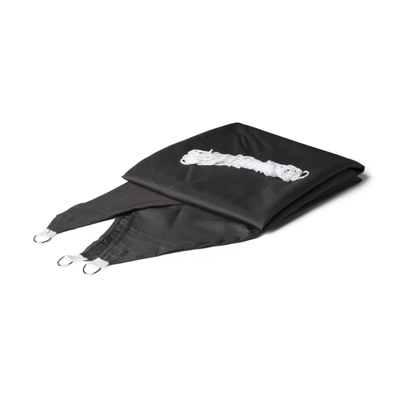 Schaduwdoek driehoek - zwart - 360x360x360 cm