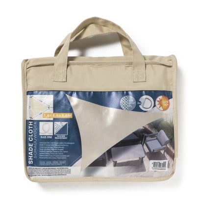 Schaduwdoek driehoek - beige - 360x360x360 cm