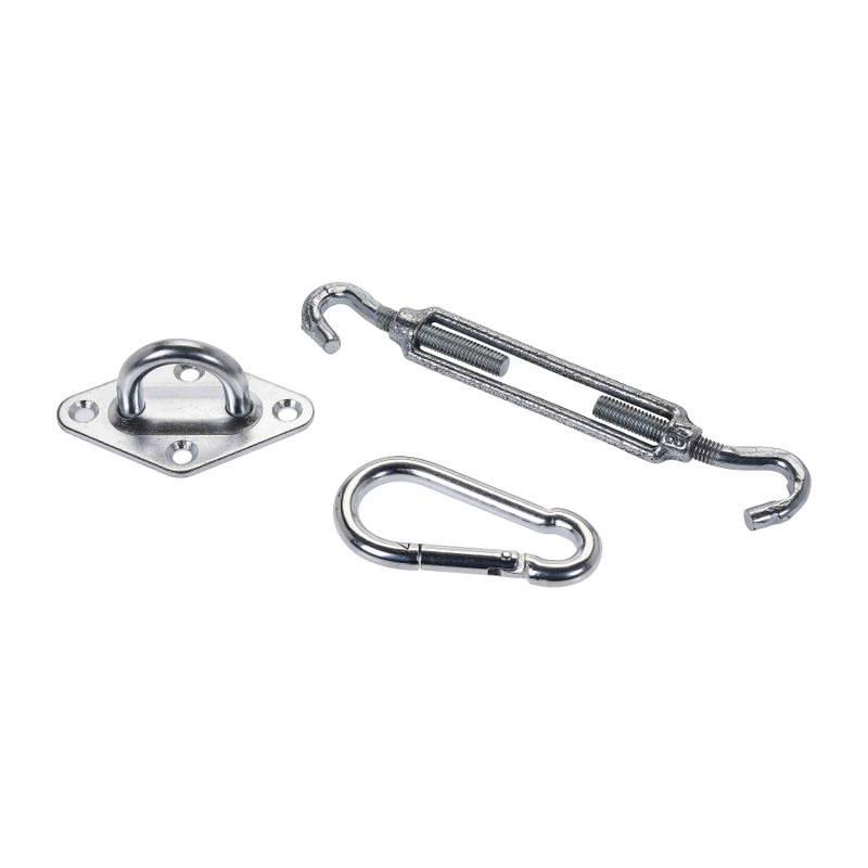 Ophangset voor schaduwdoek - 3-delig