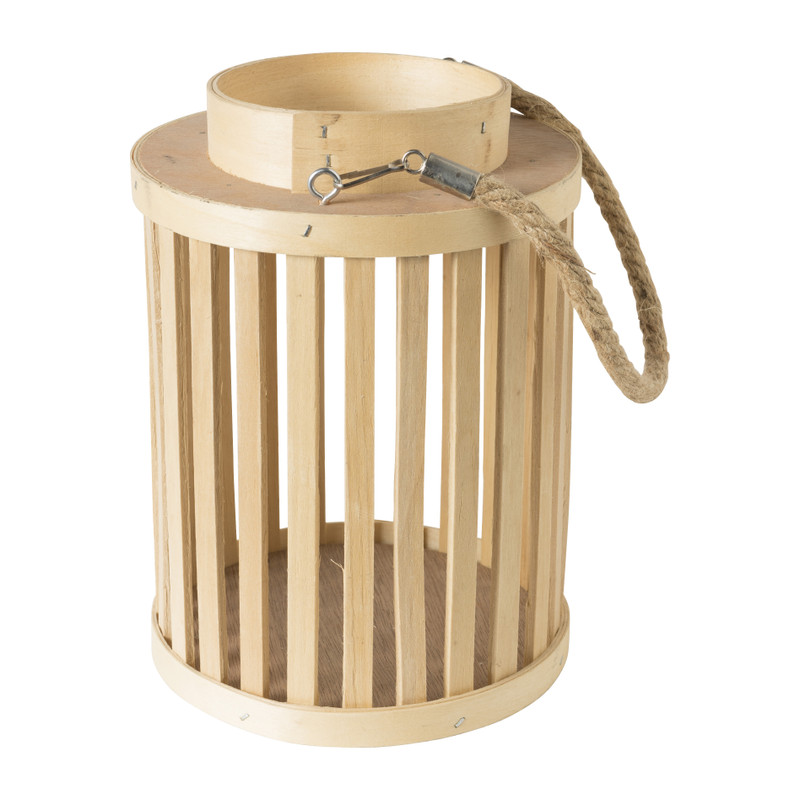 Lantaarn bamboe - ø16x23 cm
