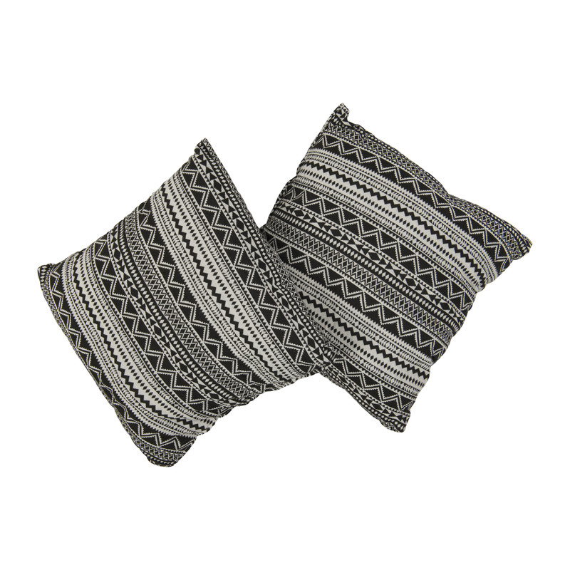 Hangstoel Malibu - zwart/wit