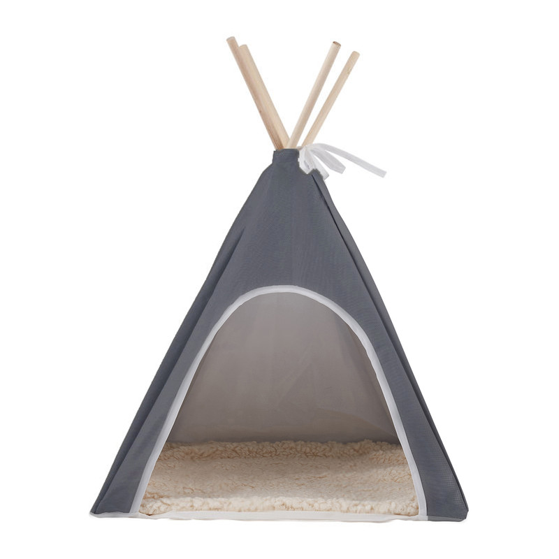 Dieren tipi tent - grijs