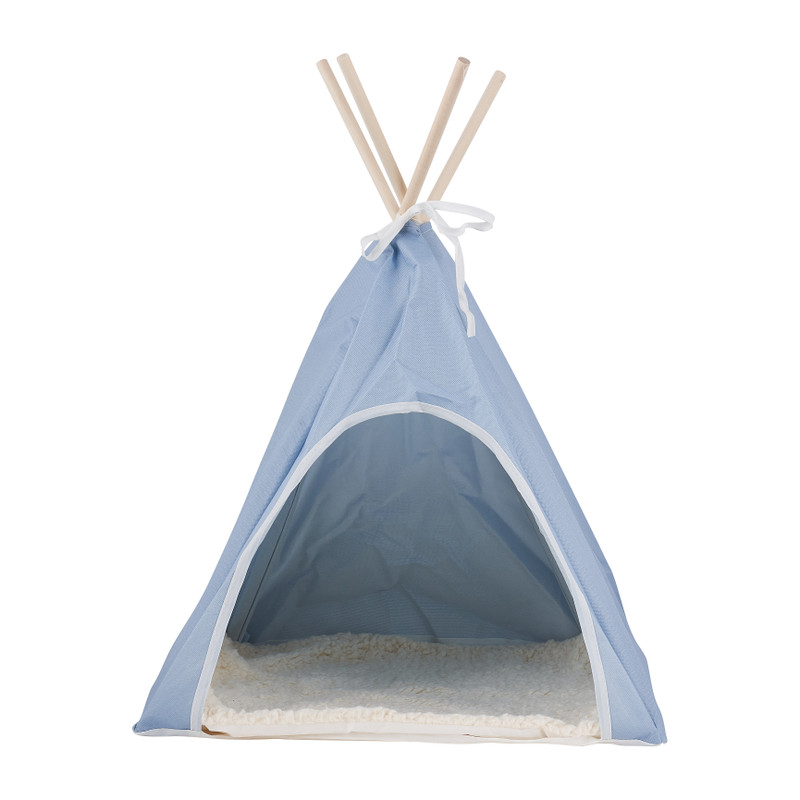 Dieren tipi tent - blauw