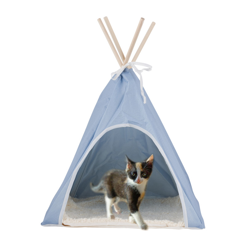 Dieren tipi tent - blauw