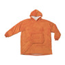 Oversized hoodie - oranje - one size
