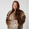 Oversized hoodie - luipaard - one size
