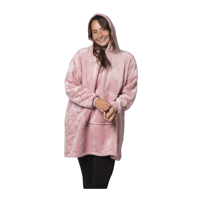Oversized hoodie - roze - one size