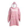 Oversized hoodie - roze - one size